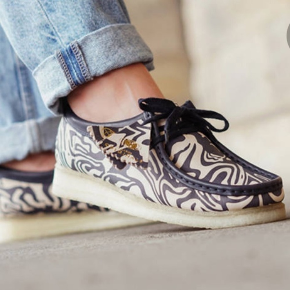 Wallabees Clark’s x Wu Tang Clan Navy Multi